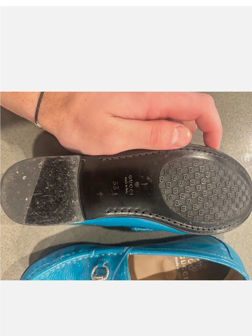 Gucci Children’s GG Loafer EU 33 / US Kids 2 – Authentic & Rare - Turquoise